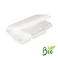 Lunch-Box Zuckerrohr-Bagasse 2-geteilt 250 x 162 x 63 mm [50 St.]