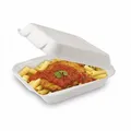 Menü-Box Zuckerrohr-Bagasse ungeteilt 222 x 200 x 67 mm [50 St.]