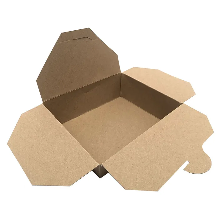 Hauptproduktbild MENU BOX KRAFT PE 19,5x14x5cm 1500ml [50 ks]
