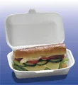 Lunch-Box (XPS) weiß 240 x 133 x 75 mm [125 St.]