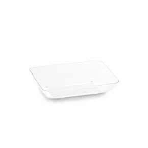 Fingerfood Teller rechteckig, klar 7,7 x 5,2 x 1,6 cm [50 Stück]