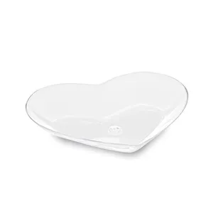 Fingerfood-Unterteller HERZ, klar 8,5 x 7,5 x 1,3 cm [25 Stk.]