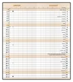 Monatskalender - Božka - Farbe - Rosa