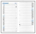 Monatskalender - Diana - PVC - schwarz