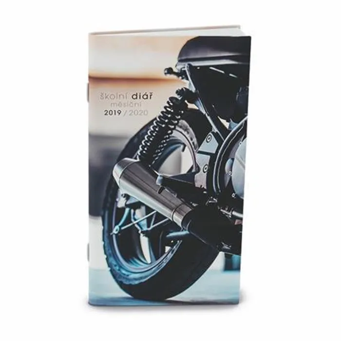 Hauptproduktbild Měsíční diář "Klára" 2019/2020, školní, lamino, Motorka, BALOUŠEK