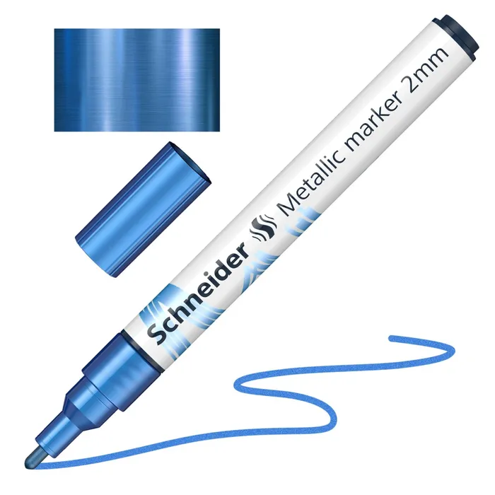 Hauptproduktbild Metalický popisovač Schneider Paint-It 011 modrý