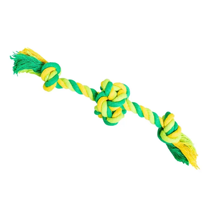 Hauptproduktbild Míč se 2 rameny HipHop bavlněný, limetková, zelená 17cm, 30g