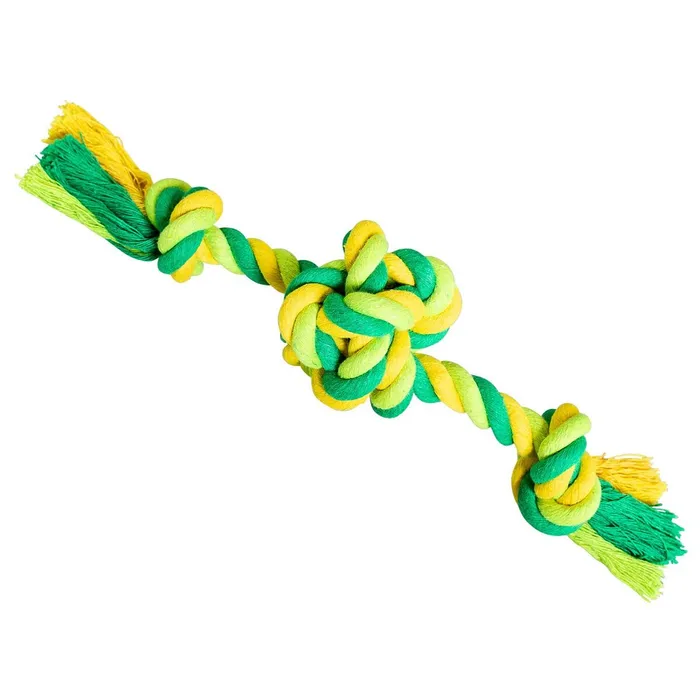 Hauptproduktbild Míč se 2 rameny HipHop bavlněný, limetková, zelená 22cm, 80g