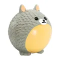 Weiteres Produktbild Ball im Design des Tieres Totoro, mit Sound, 8 cm, Latex, grau, HipHop
