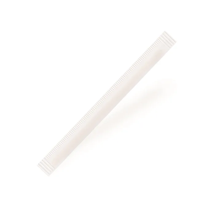Hauptproduktbild Míchačka na kávu ze dřeva hyg. balené v papíru 14 cm [500 ks]