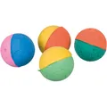 Bunte Moosgummibälle 4,3 cm Packung. 4 Stück