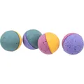 Bunte Moosgummibälle 4,3 cm Packung. 4 Stück