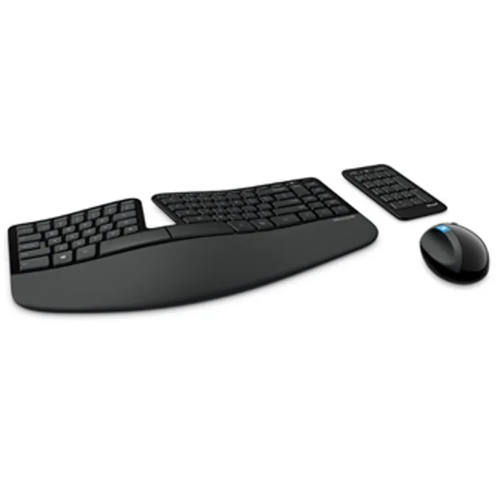 Hauptproduktbild Microsoft Bluetooth Sculpt Ergonomic Desktop Wireless, Klávesnice s myší, AAA, CZ/SK, mul