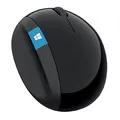 Microsoft Maus Sculpt Ergonomic Mouse, 1000DPI, 2.4 [GHz], laser, 7Tas., schnurlos, schwarz, 2 Stk AA, klassisch, MicrosoftR 2.4 G