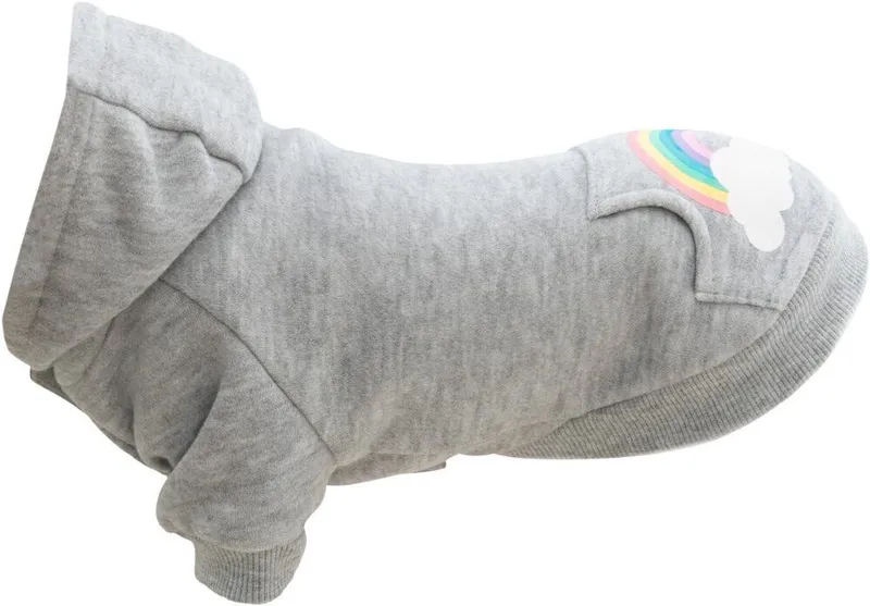 Hauptproduktbild Mikina s kapucí RAINBOW FALLS šedá XXS:24cm,hruď:34cm,krk:26cm