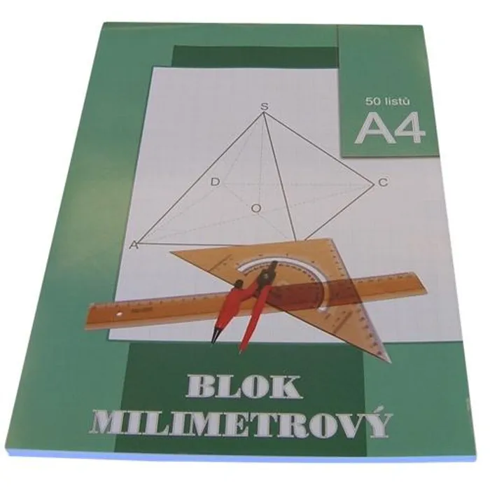 Hauptproduktbild Milimetrový papír A4 50 listů blok