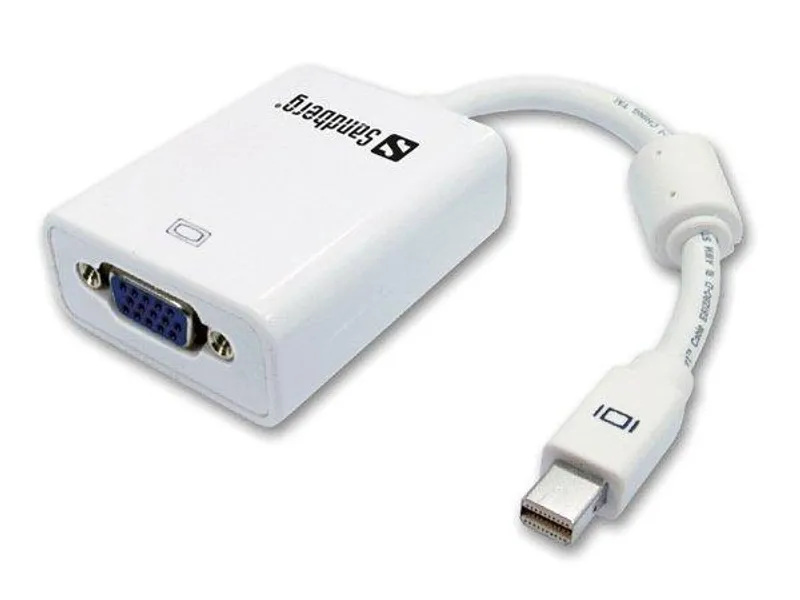 Hauptproduktbild mini DisplayPort - VGA adaptér, SANDBERG