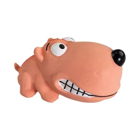 Mini-Hund BigHead 9 cm, mit Sound, Latex, HipHop