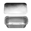 Schale (ALU) eckig 252 x 132 x 70 mm 1500ml + Deckel [5 Sets]