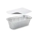 Schale (ALU) eckig 252 x 132 x 70 mm 1500ml + Deckel [5 Sets]