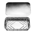 Weiteres Produktbild Schale (ALU) eckig 315 x 215 x 43 mm 2000ml + Deckel [10 Sets]