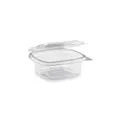 Weiteres Produktbild Rechteckbecher (rPET) mit Deckel klar 250ml [50 St.]