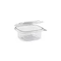 Weiteres Produktbild Rechteckbecher (rPET) mit Deckel klar 250ml [50 St.]