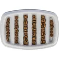Weiteres Produktbild Schüssel für langsames Füttern, Gitterdesign, 0,25 l/21 × 14 cm, Kunststoff/TPR, grau