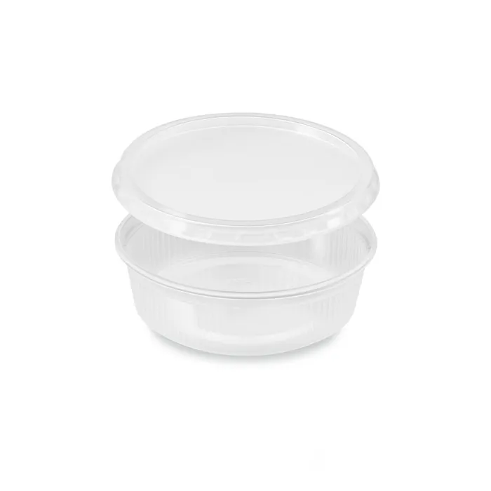 Hauptproduktbild Miska kulatá průhledná 125 ml + víčko (PP) [2 x 250 ks]