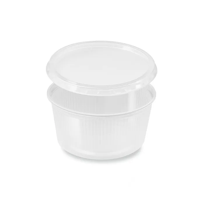 Hauptproduktbild Miska kulatá průhledná 250 ml + víčko (PP) [2 x 250 ks]