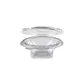 Rundbecher (rPET) mit Deckel klar 150ml [50 St.]
