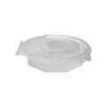 Achtkantige, transparente Schale mit Deckel, 250 ml (PP) [50 Stück]
