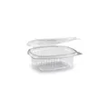 Feinkostbecher (rPET) mit Deckel oval klar 250ml [50 St.]