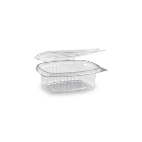Feinkostbecher (rPET) mit Deckel oval klar 250ml [50 St.]