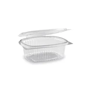 Feinkostbecher (rPET) mit Deckel oval klar 500ml [50 St.]