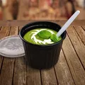 Snack-Becher (PP) Reware Snack wiederverwendbar schwarz durchmesser 115mm 520ml [25 St.]