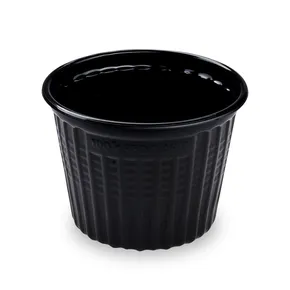 Snack-Becher (PP) Reware Snack wiederverwendbar schwarz durchmesser 115mm 520ml [25 St.]