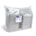 Weiteres Produktbild Rechteckbecher (rPET) mit Deckel klar 1500 + 450 ml [50 St.]