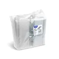 Weiteres Produktbild Rechteckbecher (rPET) mit Deckel klar 250ml [50 St.]