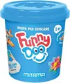 Modelína FUNNY DOO, 3-farbiges Set, 3x120 g, rot, blau, gelb, MITAMA 63848