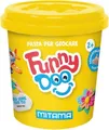 Modelína FUNNY DOO, 3-farbiges Set, 3x120 g, rot, blau, gelb, MITAMA 63848