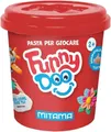 Modelína FUNNY DOO, 3-farbiges Set, 3x120 g, rot, blau, gelb, MITAMA 63848