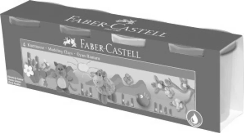 Hauptproduktbild Modelovací hmota Faber-Castell 4 barvy