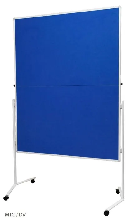 Hauptproduktbild Moderační textilní tabule modrá 120x150cm - skládací