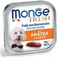 MONGE FRESH - Pastete und Stücke mit Ente 100 g für Hunde