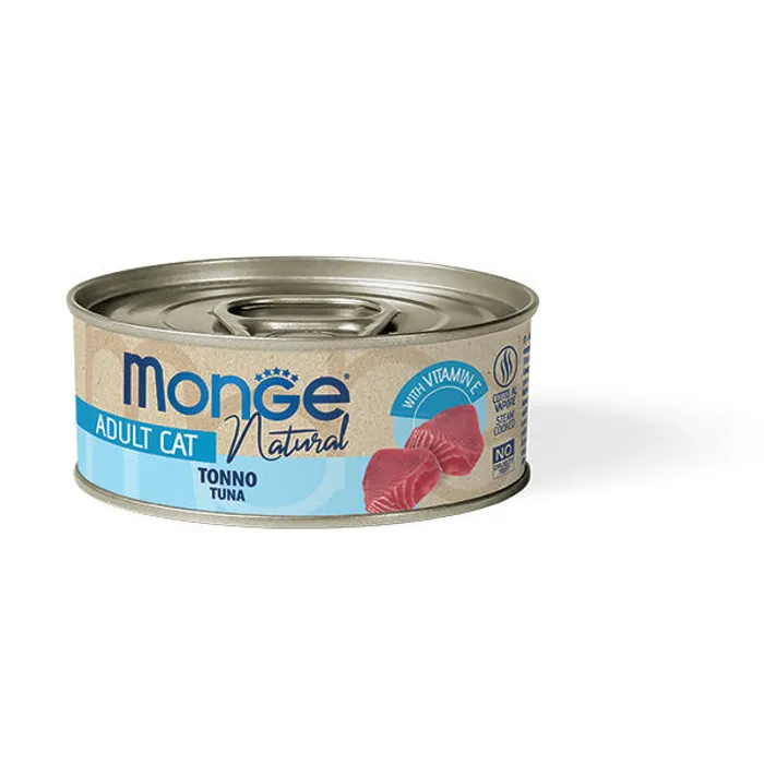 Hauptproduktbild MONGE NATURAL atlantický tuňák pro kočky 80 g