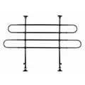 Gitter für Ladung. Autoraum 2-teilig Breite 85-140cm, Höhe 75-110cm