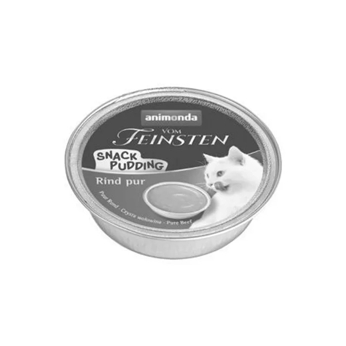Hauptproduktbild MULTIPACK Vom Feinsten Cat Adult Snack-Puding hovězí pro kočky (3 x 85 g)