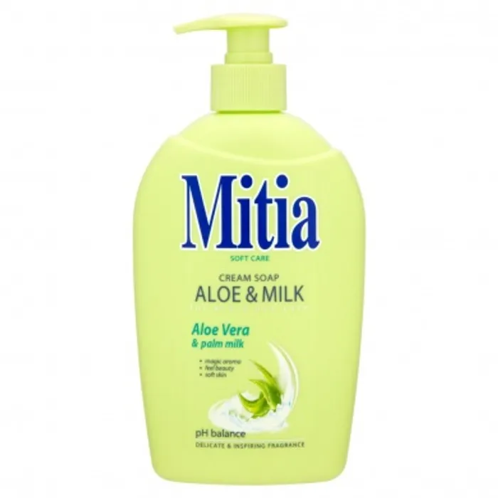 Hauptproduktbild Mýdlo tekuté Mitia Aloe Milk 500ml pumpičkou