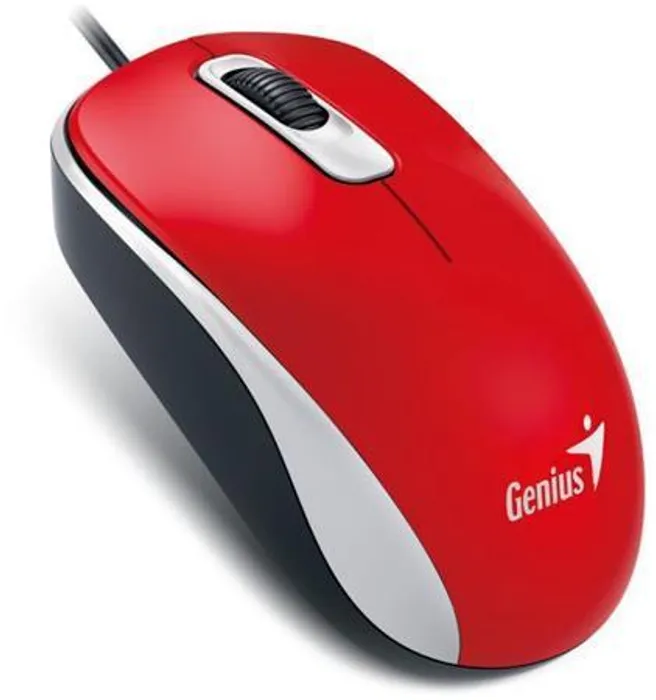 Hauptproduktbild Myš, drátová, optická, standardní velikost, USB, GENIUS "DX-110", červená
